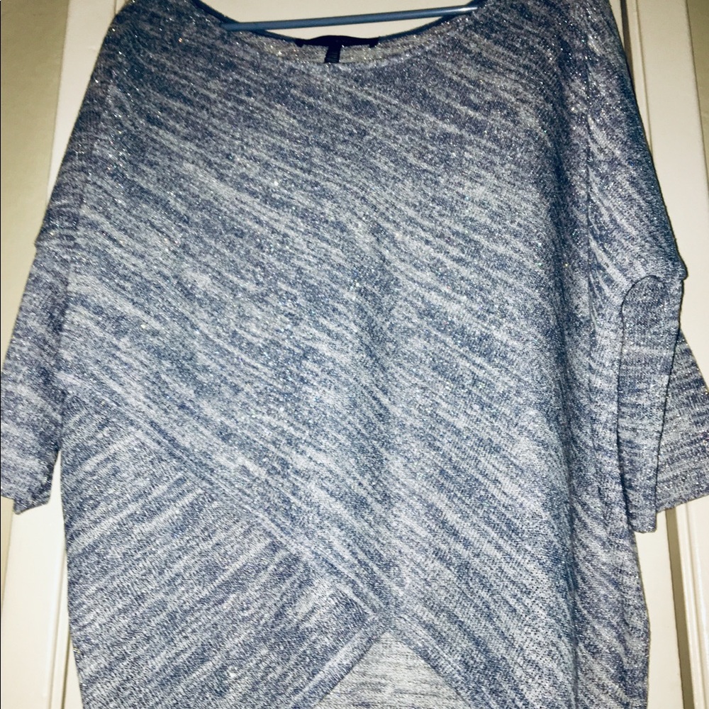 Shimmery Blue Sweater